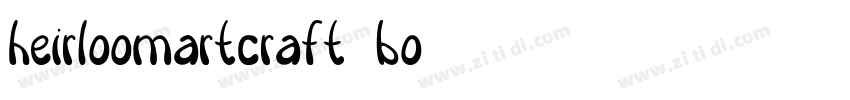HeirloomArtcraft Bo字体转换